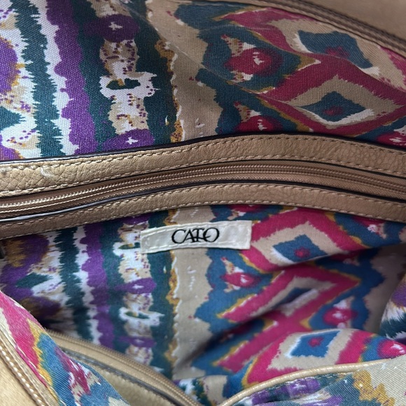 Cato Hobo Shoulder Bag Cream Color - Picture 8 of 11